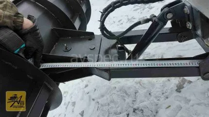 Отвал для уборки снега на ременные трактора усиленный